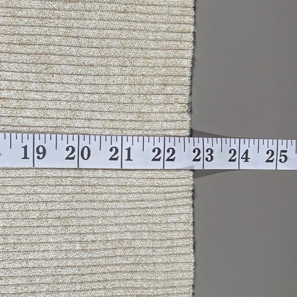 Kathie Lee Collection Top with Gold Sparkles Ribbed Stretch Ladies Small‎ 4/6 - Picture 4 of 10